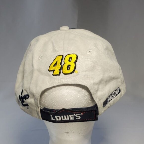 Jimmie Johnson NASCAR #48 Team Lowes Racing Cap Hat Men's Strapback Adjustable - Picture 3 of 5